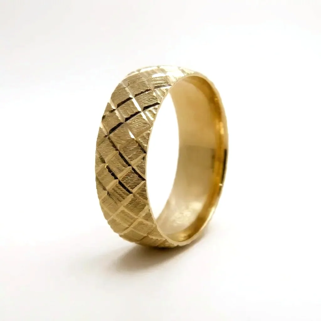 Cross weave, A woven lattice of diamond cut squares across the full face.