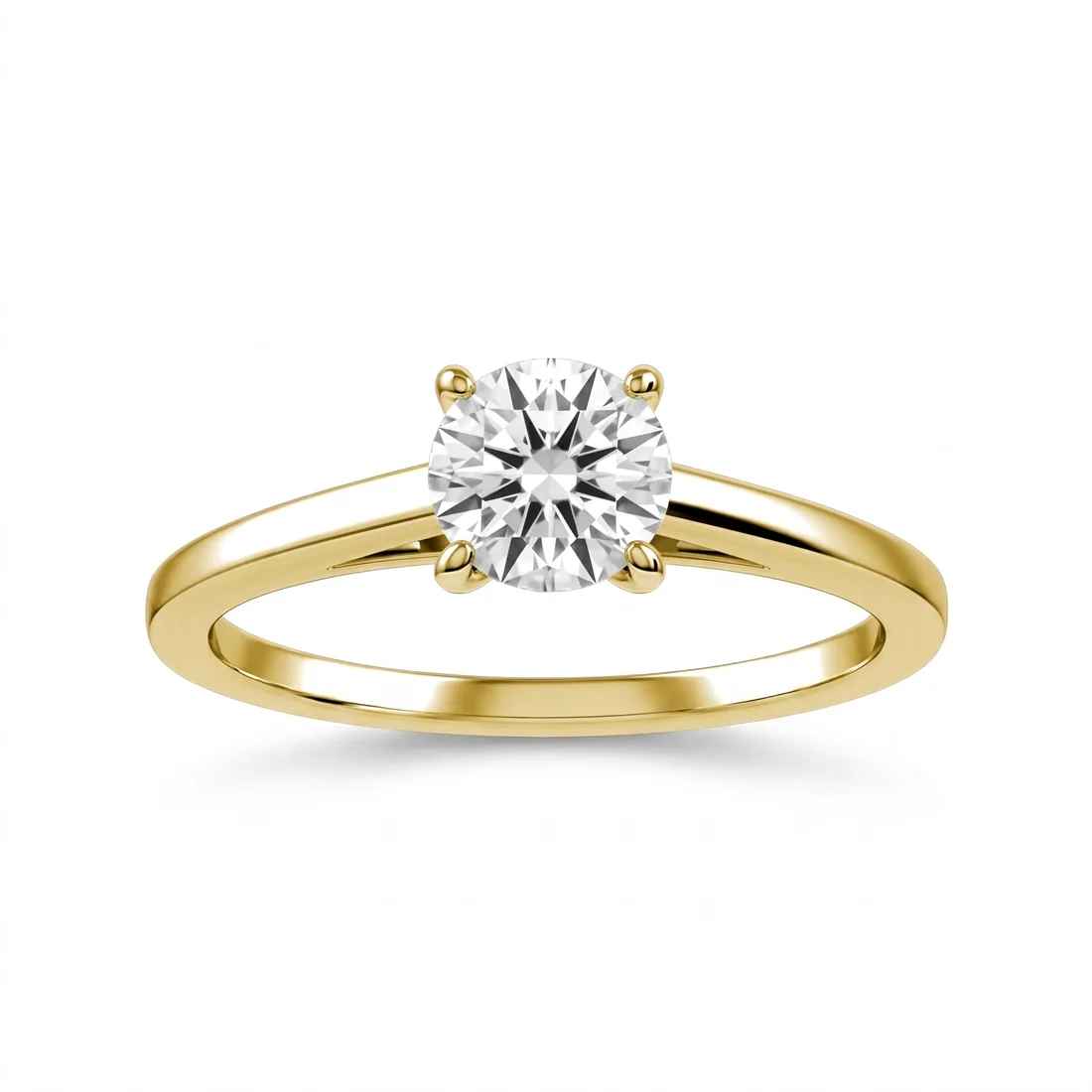 Natural diamond solitaire, A mined diamond with a GIA report, chosen one stone at a time.