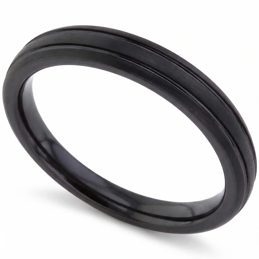 Hers: Twin lines, black