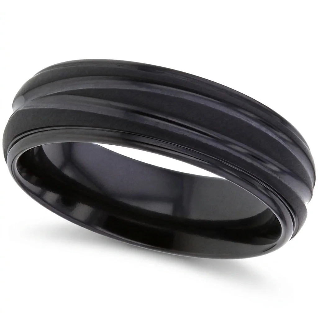 Twin lines, black, Two bright lines through matte black.